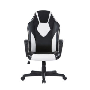 SILLA GAMER KART NEGRO-BLANCO